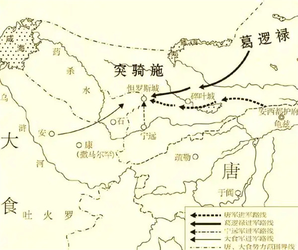 怛罗斯之战的详细过程及简介