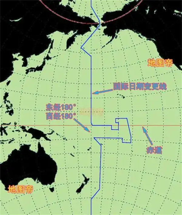 国际日期变更线是怎么回事位于哪里
