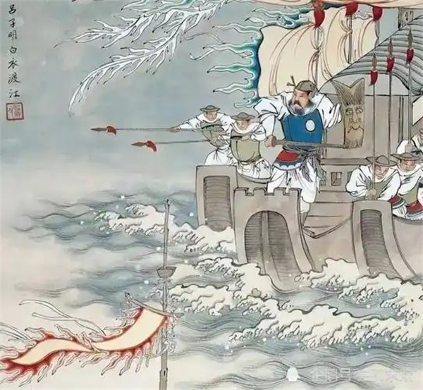 白衣渡江是正史吗是谁的计谋
